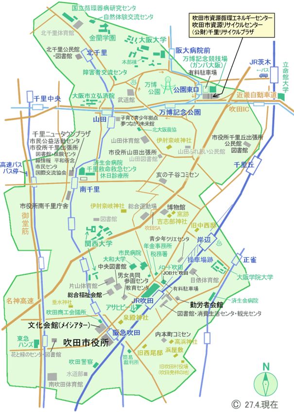 吹田市地図